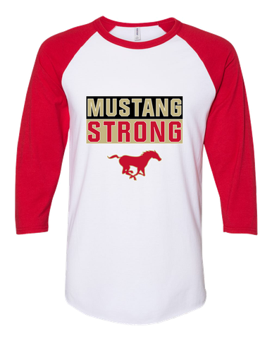 Coronado Mustangs Strong #1 Men's Baseball T-Shirt
