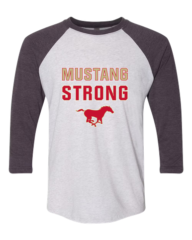 Coronado Mustangs Strong #2 Men's Baseball T-Shirt