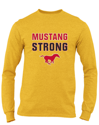 Coronado Mustangs Strong #2 Men's LS T-Shirt