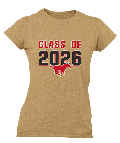 Coronado Mustangs Class of 2026 Women's Premium SS T-Shirt