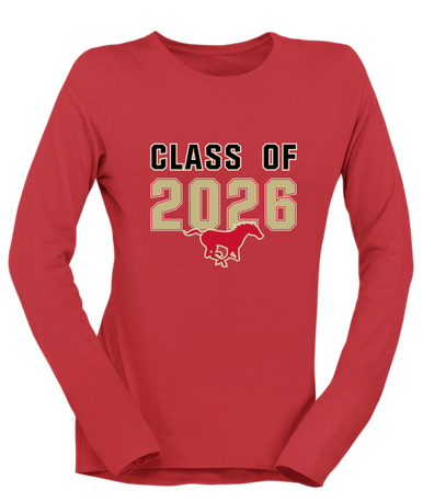 Coronado Mustangs Class of 2026 Women's Premium LS T-Shirt