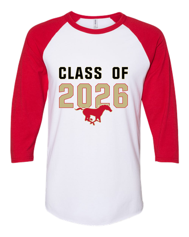 Coronado Mustangs Class of 2026 Women's Baseball T-Shirt