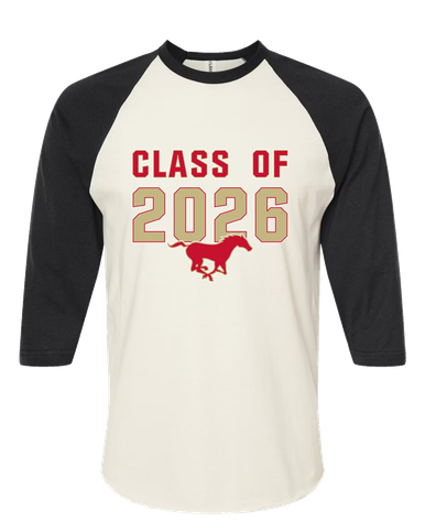 Coronado Mustangs Class of 2026 Men's Baseball T-Shirt