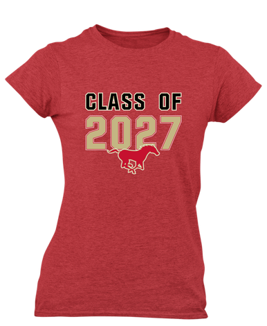 Coronado Mustangs Class of 2027 Women's Premium SS T-Shirt