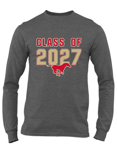 Coronado Mustangs Class of 2027 Men's LS T-Shirt
