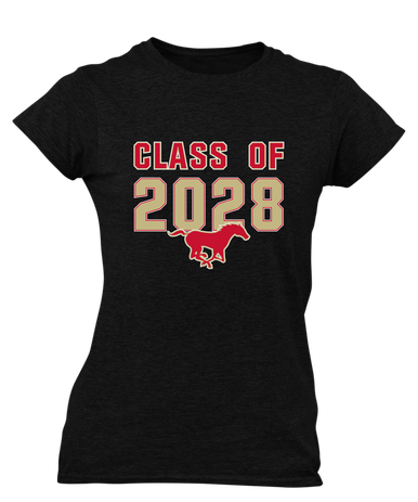 Coronado Mustangs Class of 2028 Women's Premium SS T-Shirt