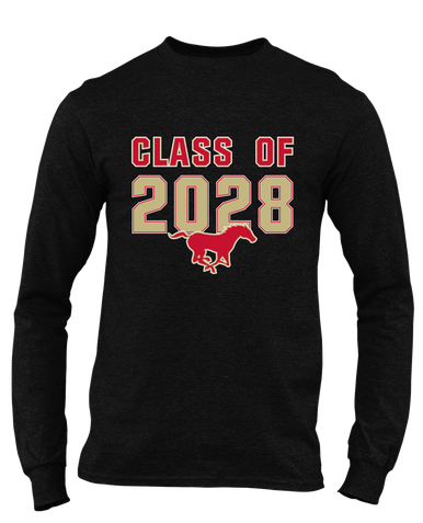 Coronado Mustangs Class of 2028 Men's Premium LS T-Shirt