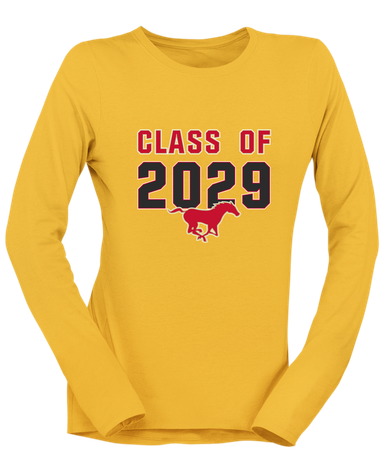 Coronado Mustangs Class of 2029 Women's LS T-Shirt