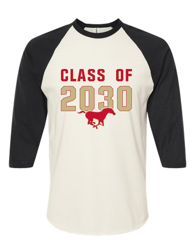 Coronado Mustangs Class of 2030 Women's Baseball T-Shirt