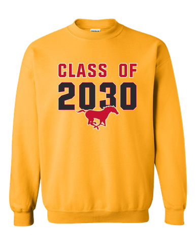 Coronado Mustangs Class of 2030 Men's Sweatshirt
