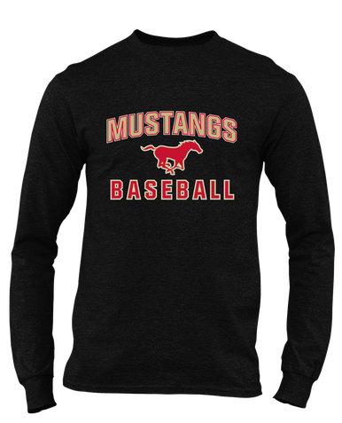 Coronado Mustangs Baseball #1 Men's Premium LS T-Shirt