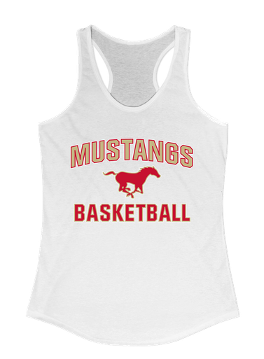 Coronado Mustangs Basketball #1 Women's Tank Top