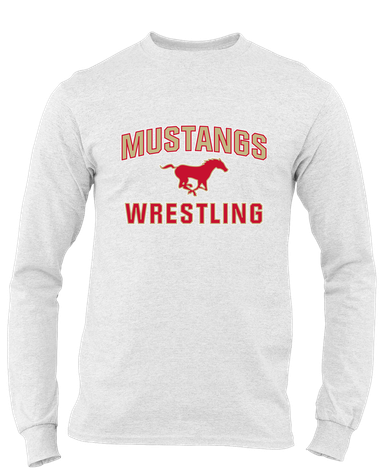 Coronado Mustangs Wrestling Men's Premium LS T-Shirt