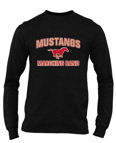 Coronado Mustangs Marching Band Men's LS T-Shirt