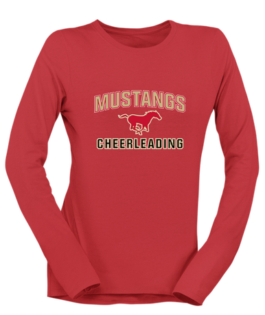 Coronado Mustangs Cheerleading Women's Premium LS T-Shirt