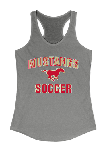 Coronado Mustangs Soccer #1 Women's Tank Top