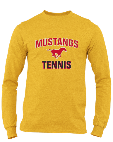 Coronado Mustangs Tennis Men's LS T-Shirt