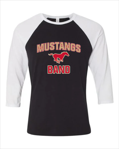 Coronado Mustangs Band # 1 Women's Baseball T-Shirt