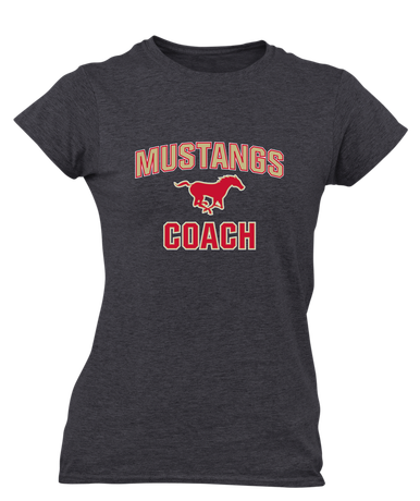 Coronado Mustangs Coach Women's Premium SS T-Shirt