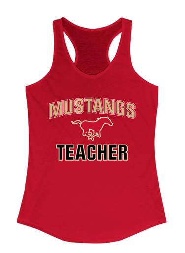 Coronado Mustangs Teacher Women's Tank Top