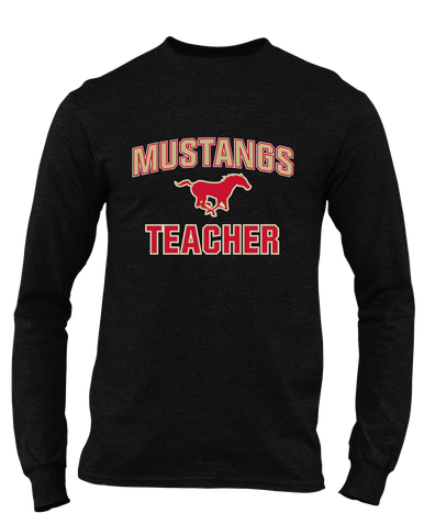 Coronado Mustangs Teacher Men's Premium LS T-Shirt