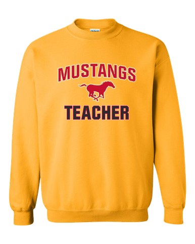 Coronado Mustangs Teacher Men's Sweatshirt