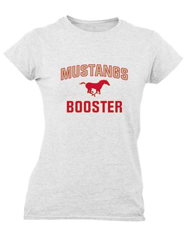 Coronado Mustangs Booster Women's Premium SS T-Shirt