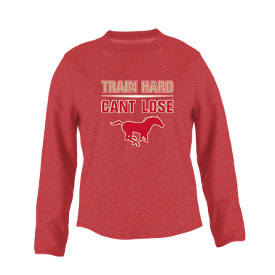 Coronado Mustangs Train Hard, Can't Lose Women's Sweatshirt