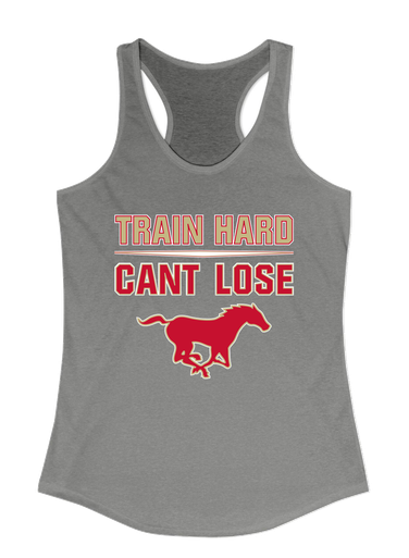 Coronado Mustangs Train Hard, Can't Lose Women's Tank Top