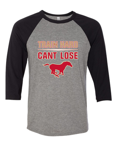 Coronado Mustangs Train Hard, Can't Lose Women's Baseball T-Shirt