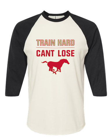 Coronado Mustangs Train Hard, Can't Lose Men's Baseball T-Shirt