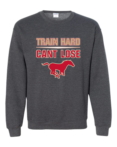 Coronado Mustangs Train Hard, Can't Lose Men's Sweatshirt