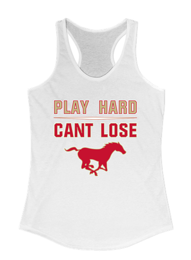 Coronado Mustangs Play Hard, Can't Lose Women's Tank Top