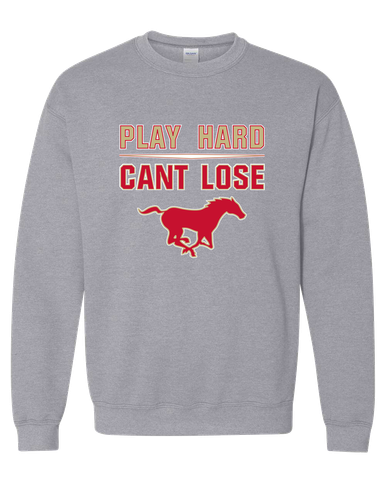Coronado Mustangs Play Hard, Can't Lose Men's Sweatshirt