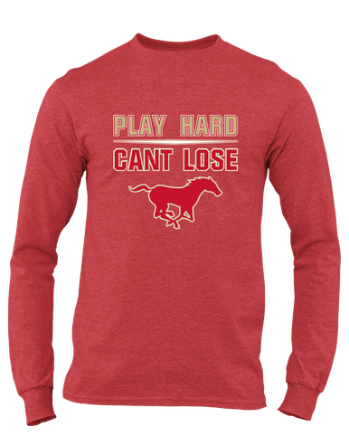 Coronado Mustangs Play Hard, Can't Lose Men's Premium LS T-Shirt