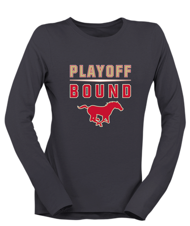 Coronado Mustangs Playoff Bound Women's LS T-Shirt