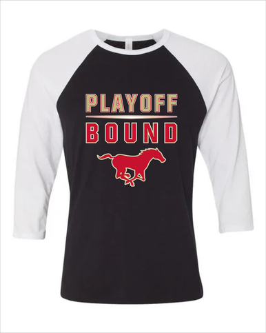 Coronado Mustangs Playoff Bound Men's Baseball T-Shirt