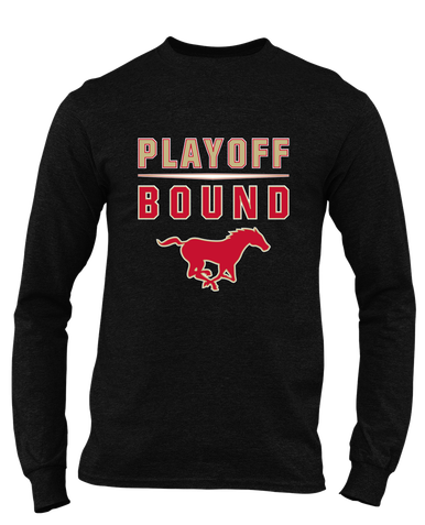 Coronado Mustangs Playoff Bound Men's Premium LS T-Shirt