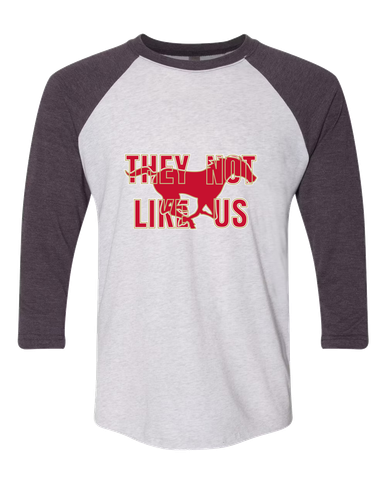 Coronado Mustangs They Not Like Us #2 Women's Baseball T-Shirt