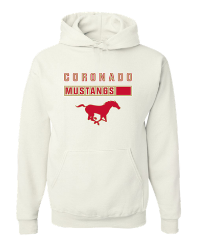 Coronado Mustangs Mascot #7 Men's Premium Hoodie