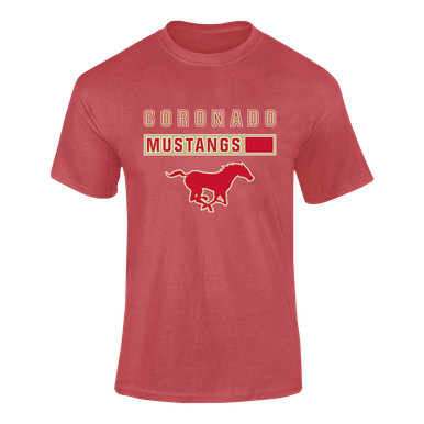 Coronado Mustangs Mascot #7 Men's Premium SS T-Shirt