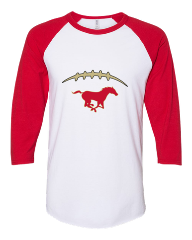 Coronado Mustangs Football #2 Men's Baseball T-Shirt