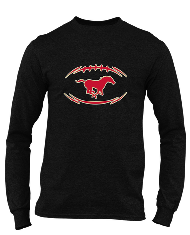 Coronado Mustangs Football #3 Men's Premium LS T-Shirt