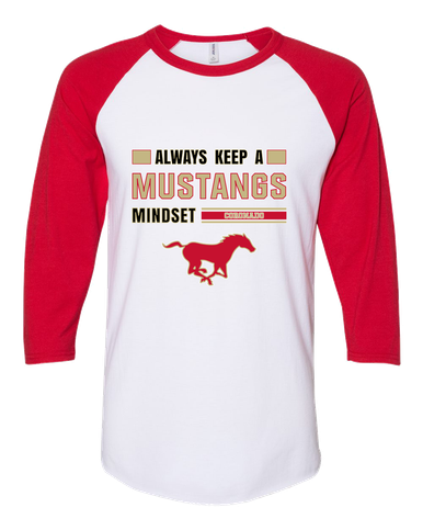 Coronado Mustangs Mindset Men's Baseball T-Shirt