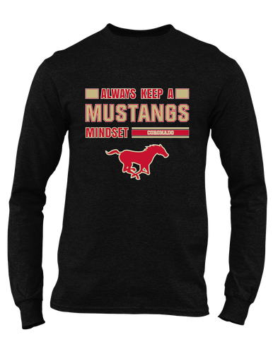 Coronado Mustangs Mindset Men's LS T-Shirt