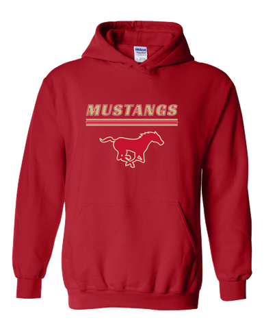 Coronado Mustangs Mascot #8 Men's Hoodie