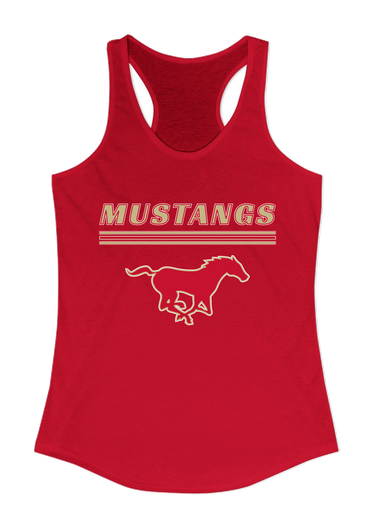 Coronado Mustangs Mascot #8 Women's Tank Top