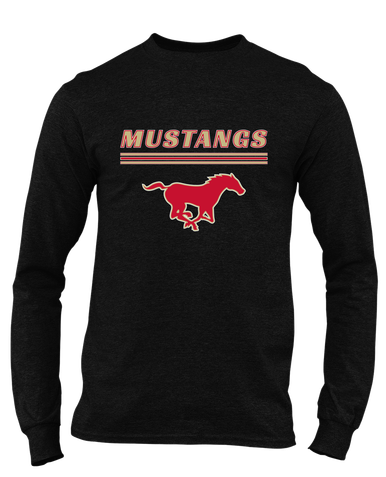 Coronado Mustangs Mascot #8 Men's Premium LS T-Shirt