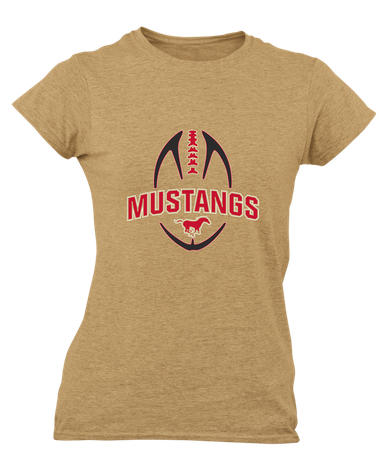 Coronado Mustangs Football #5 Women's Premium SS T-Shirt