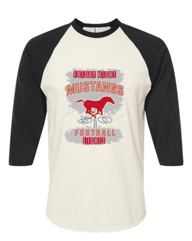 Coronado Mustangs Football #6 Men's Baseball T-Shirt